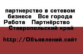 партнерство в сетевом бизнесе - Все города Работа » Партнёрство   . Ставропольский край